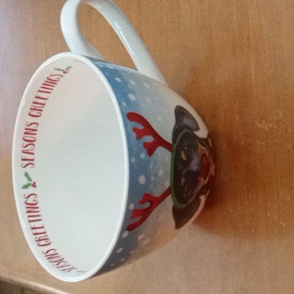 Portobello by Design Reindeer Dog Seasons Greetings Mug - Picture 3 of 6